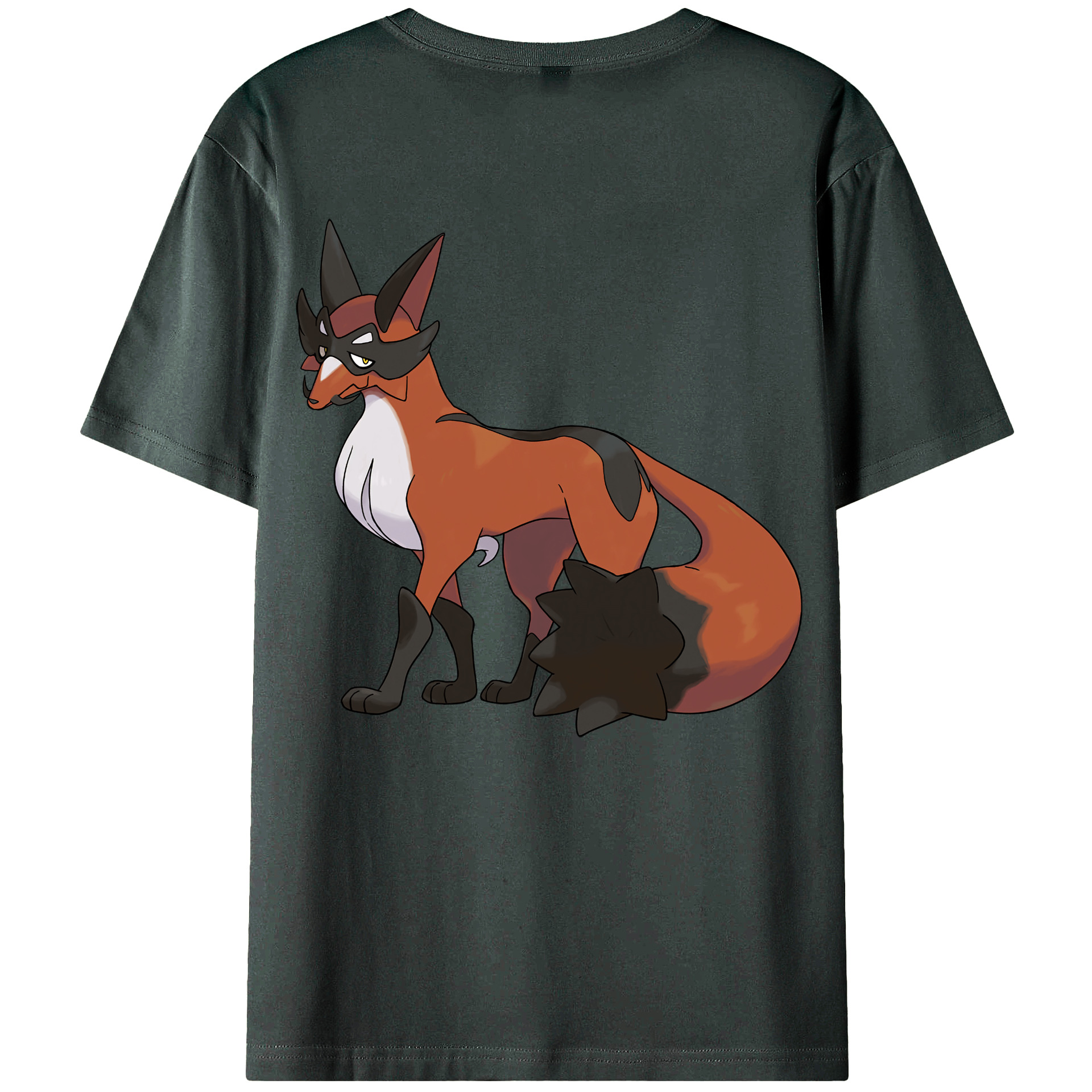 （画像用） ポケットモンスター Pokémon 綿100％ メンズ半袖Tシャツ（バックプリント） 通気性